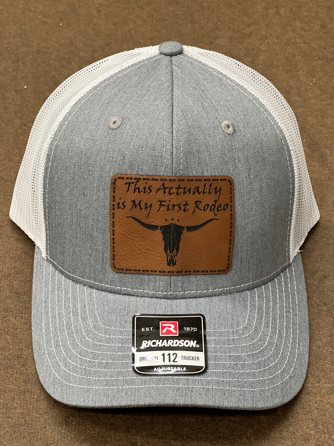 This Actually is My First Rodeo Richardson 112 Trucker Snapback Hat