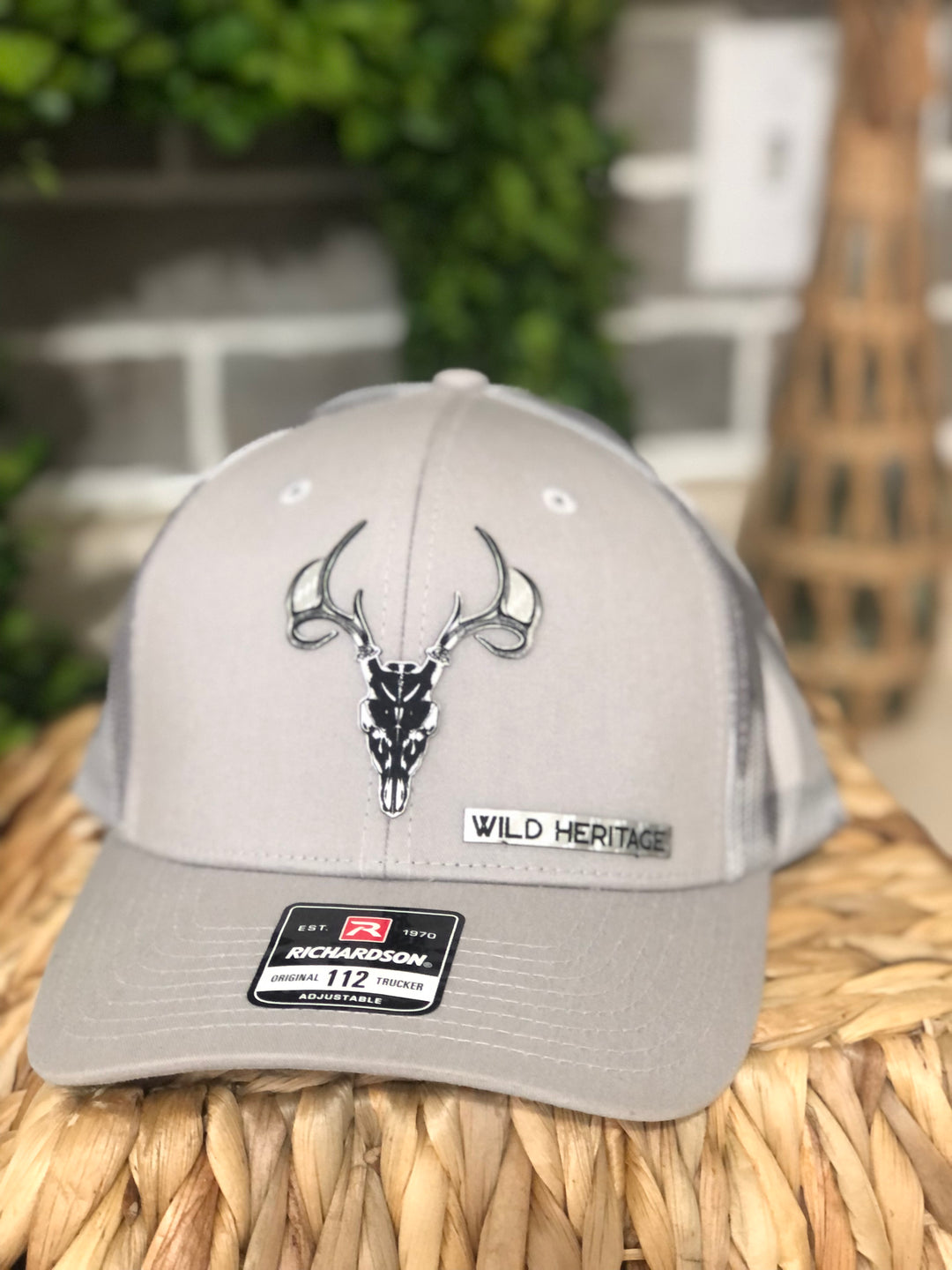 Deer Skull Richardson 112 Trucker Snapback Hat
