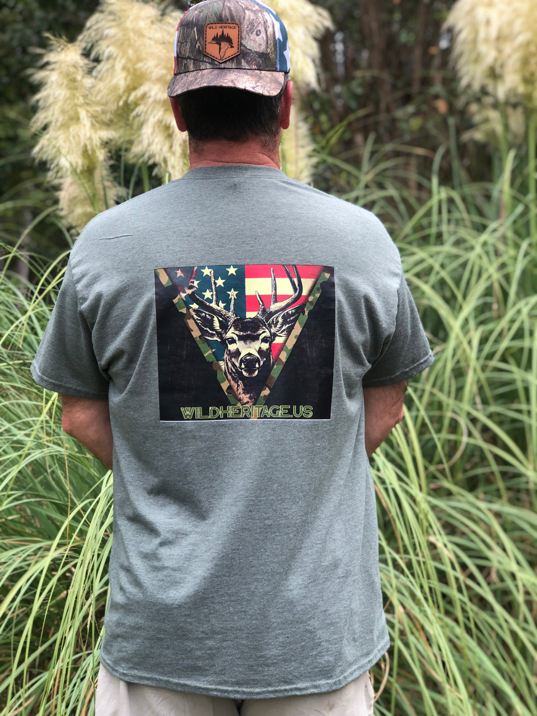 Wild Heritage Deer Flag Tee