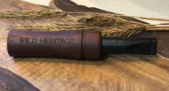 Walnut Wood Barrel Crow Call