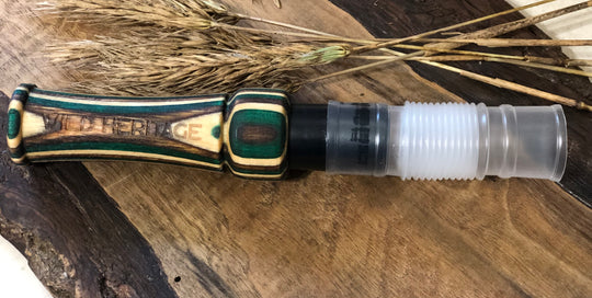 Slim Barrel Bright Green Camo Grunt Call