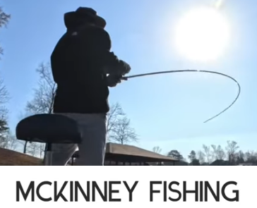 Learning a new knot with McKinney Fishing