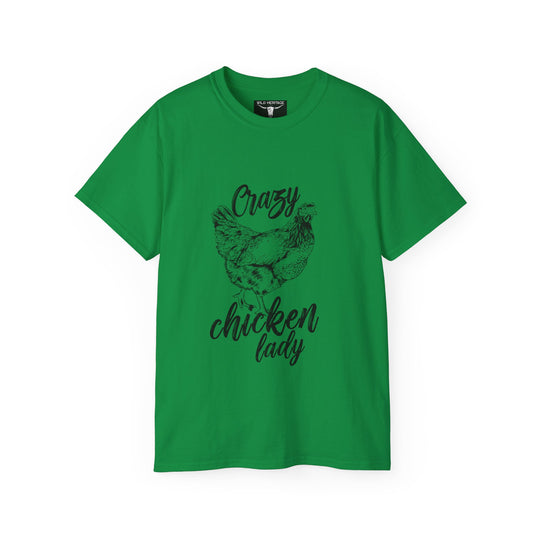 Crazy Chicken Lady Unisex Ultra Cotton Tee