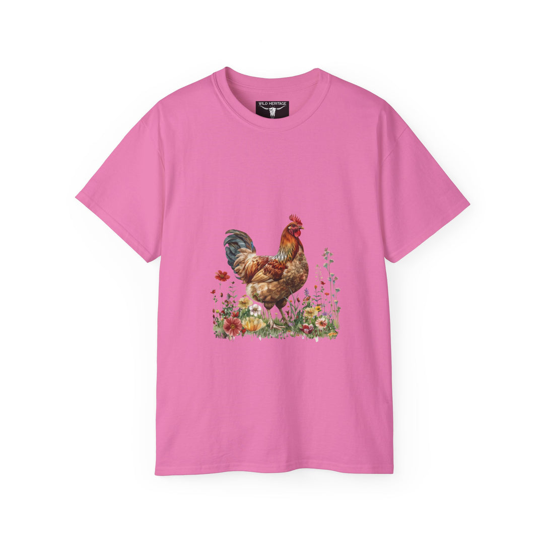 Watercolor Hen Unisex Ultra Cotton Tee