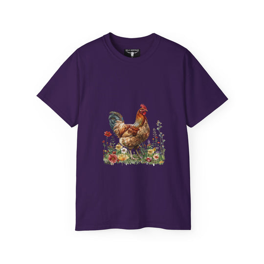 Watercolor Hen Unisex Ultra Cotton Tee