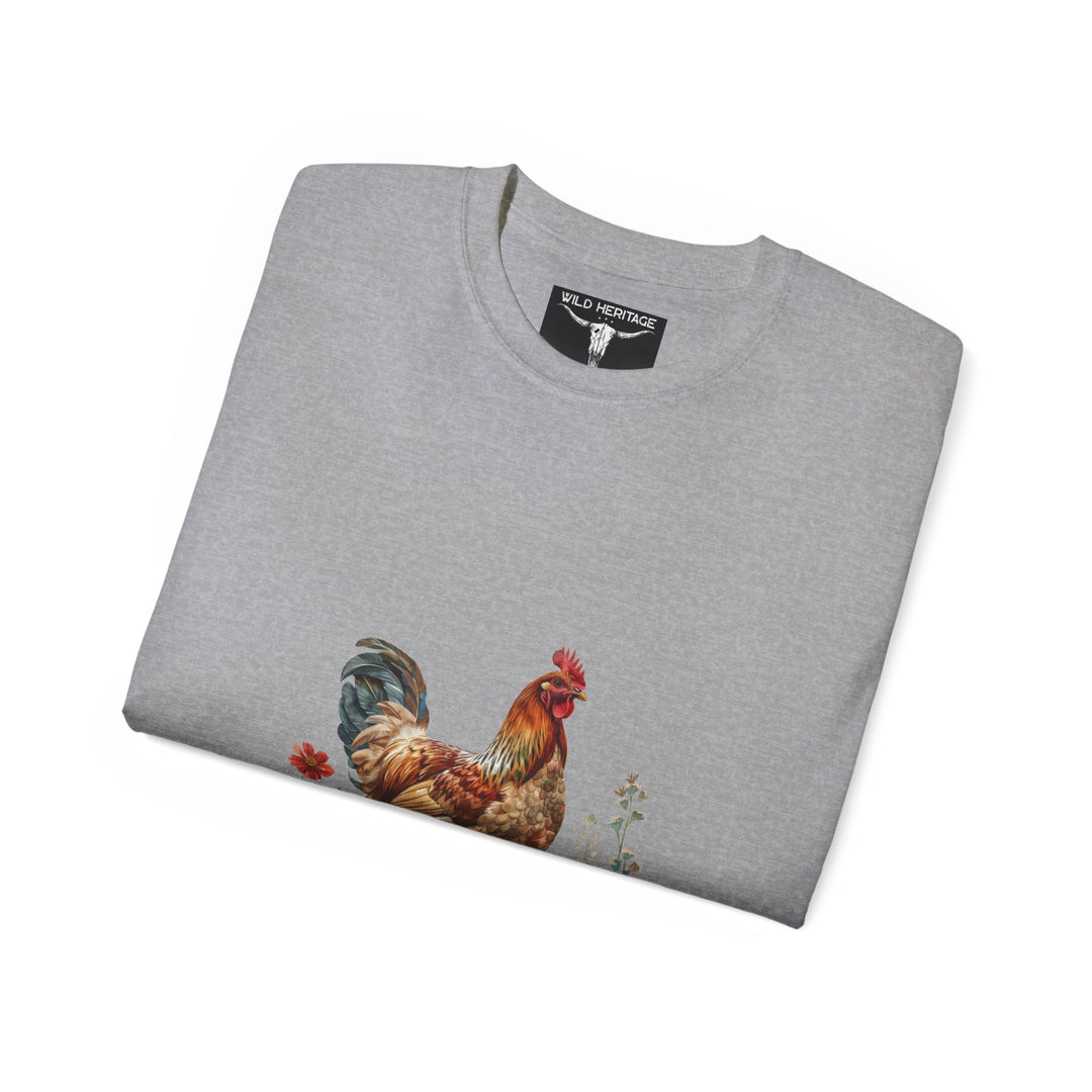 Watercolor Hen Unisex Ultra Cotton Tee