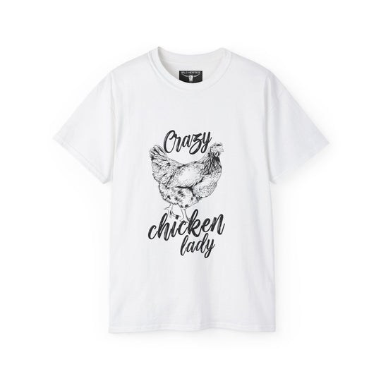 Crazy Chicken Lady Unisex Ultra Cotton Tee