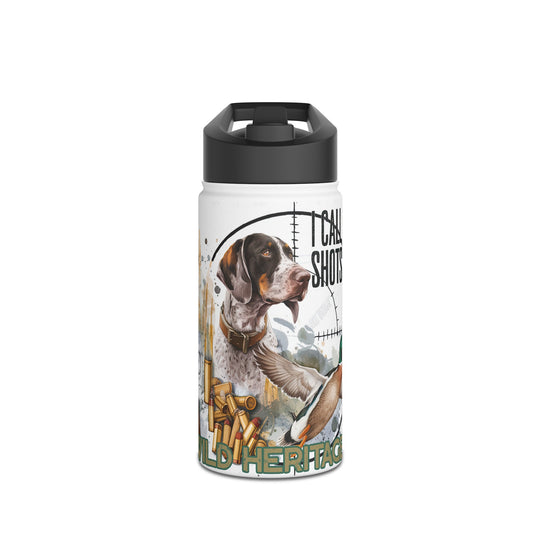 I Call The Shots Wrap Stainless Steel Water Bottle, Standard Lid