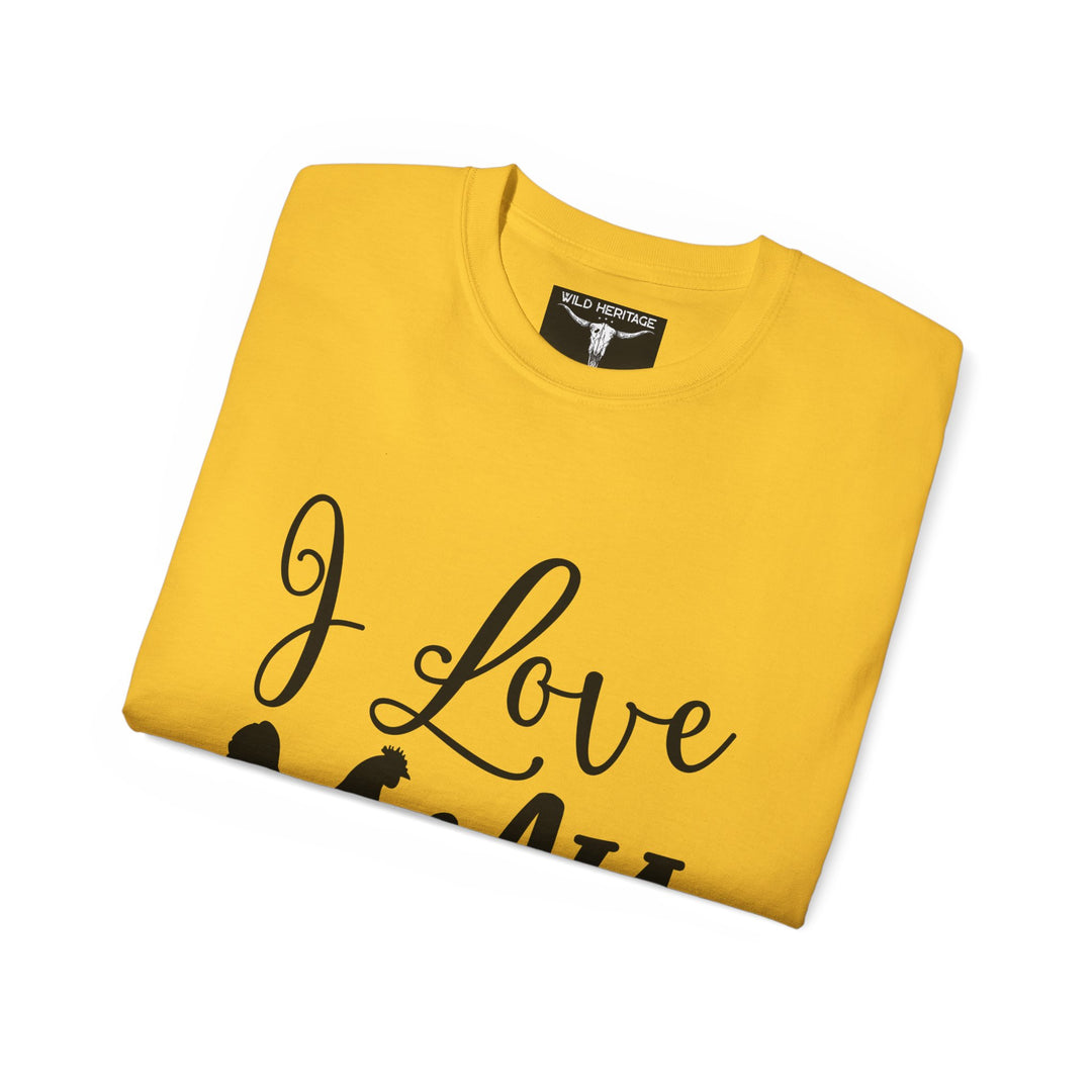 I Love My Farm Life Unisex Ultra Cotton Tee