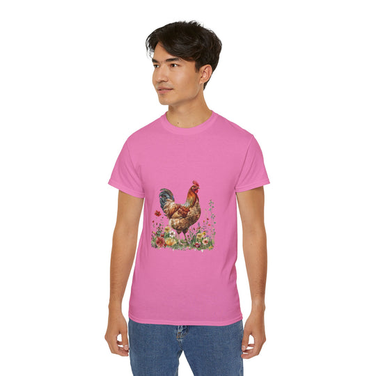 Watercolor Hen Unisex Ultra Cotton Tee