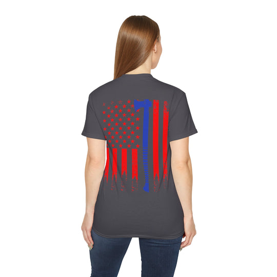 Ax with Flag Unisex Ultra Cotton Tee