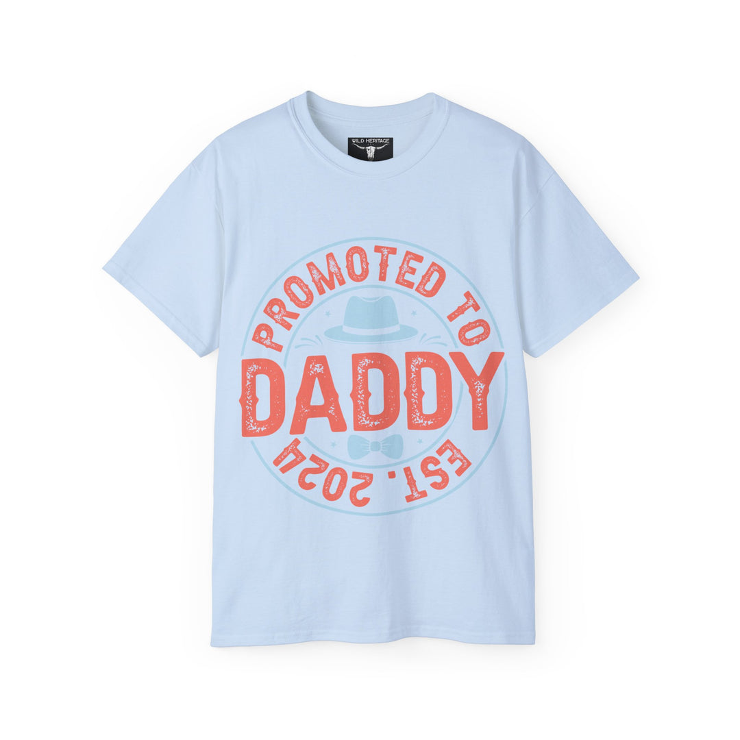 Promoted to Daddy Unisex Ultra Cotton Tee