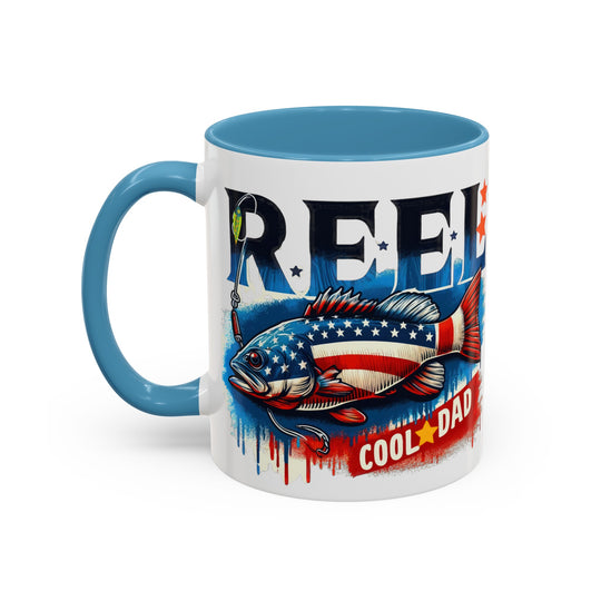 Reel Cool Dad Accent Coffee Mug (11, 15oz)