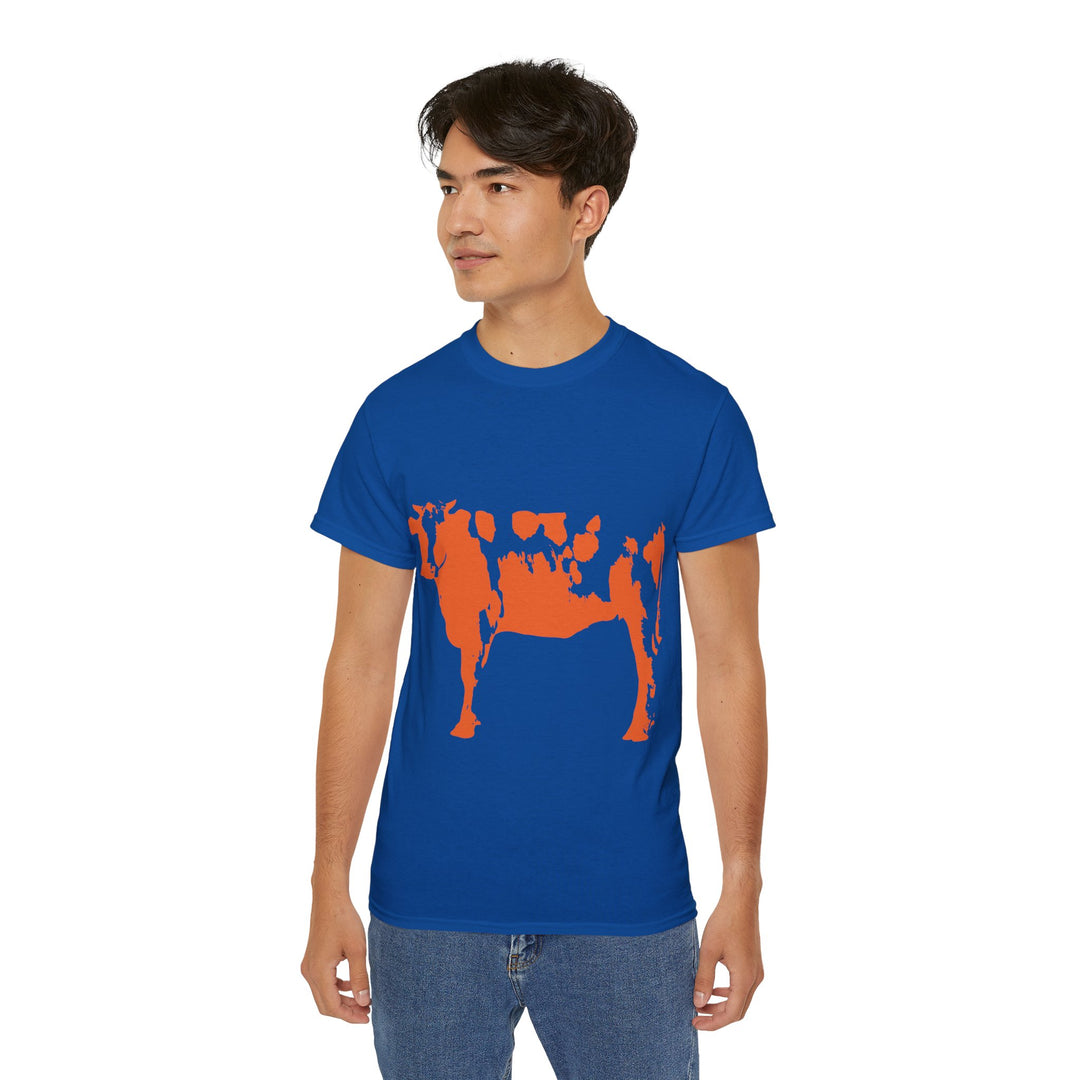 Orange Cow Unisex Ultra Cotton Tee