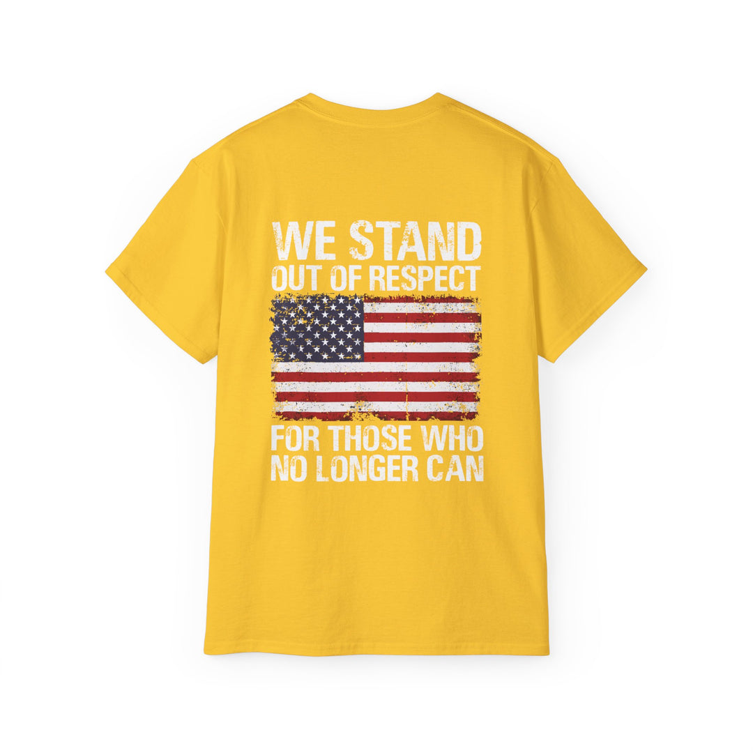 We Stand Flag Unisex Ultra Cotton Tee