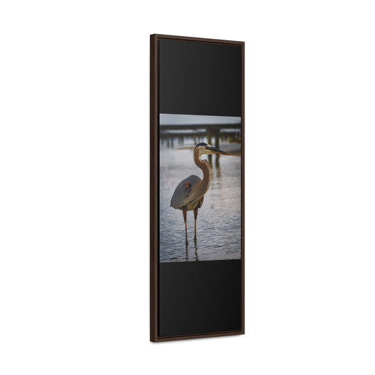 Great Blue Heron - Gallery Canvas Wraps, Vertical Frame