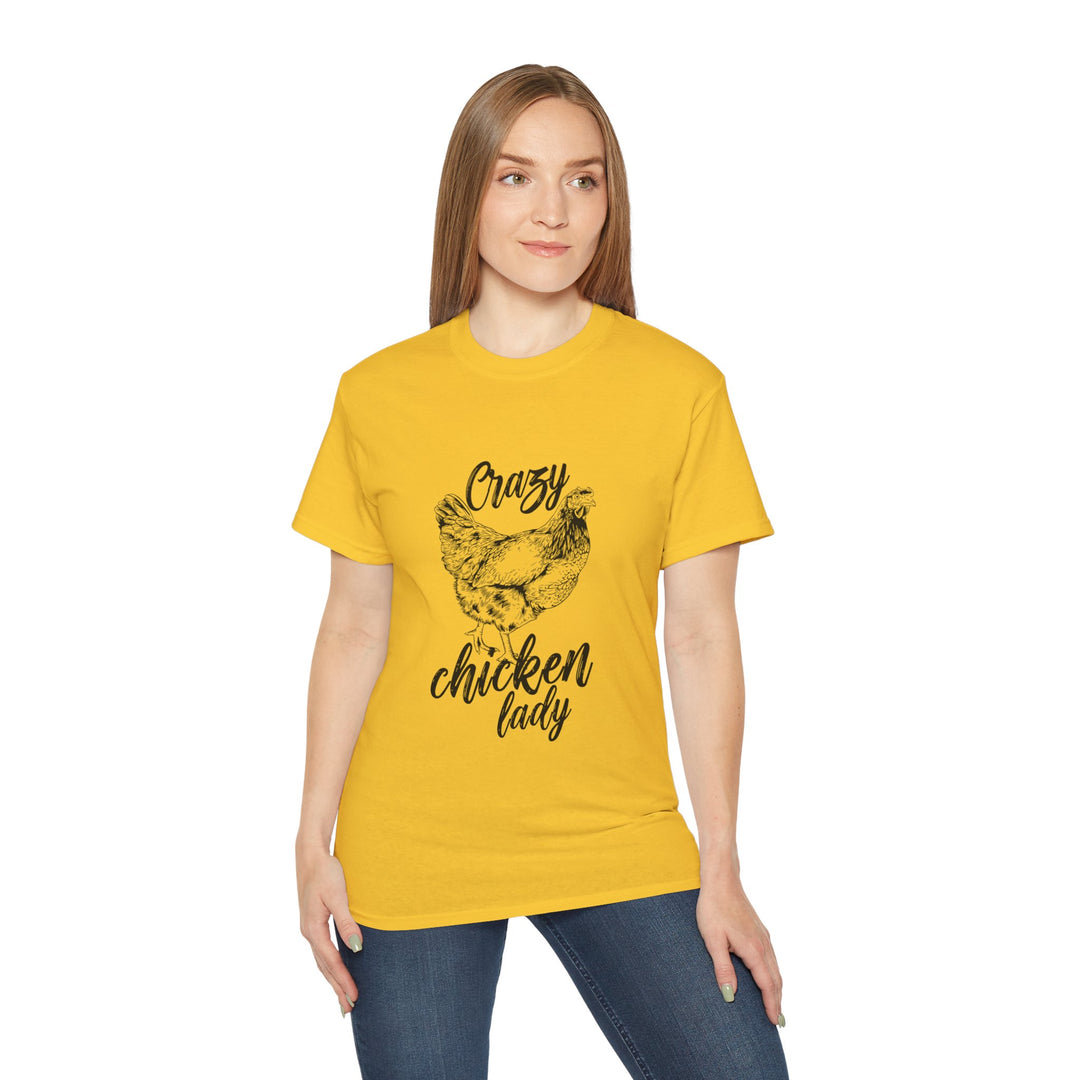 Crazy Chicken Lady Unisex Ultra Cotton Tee