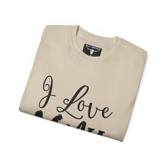 I Love My Farm Life Unisex Ultra Cotton Tee