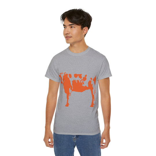 Orange Cow Unisex Ultra Cotton Tee