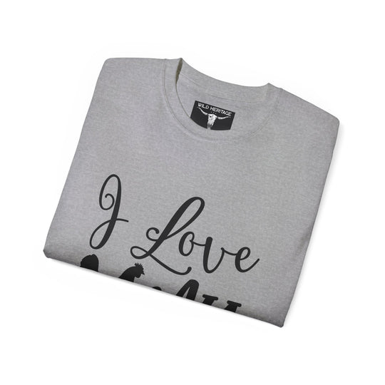 I Love My Farm Life Unisex Ultra Cotton Tee