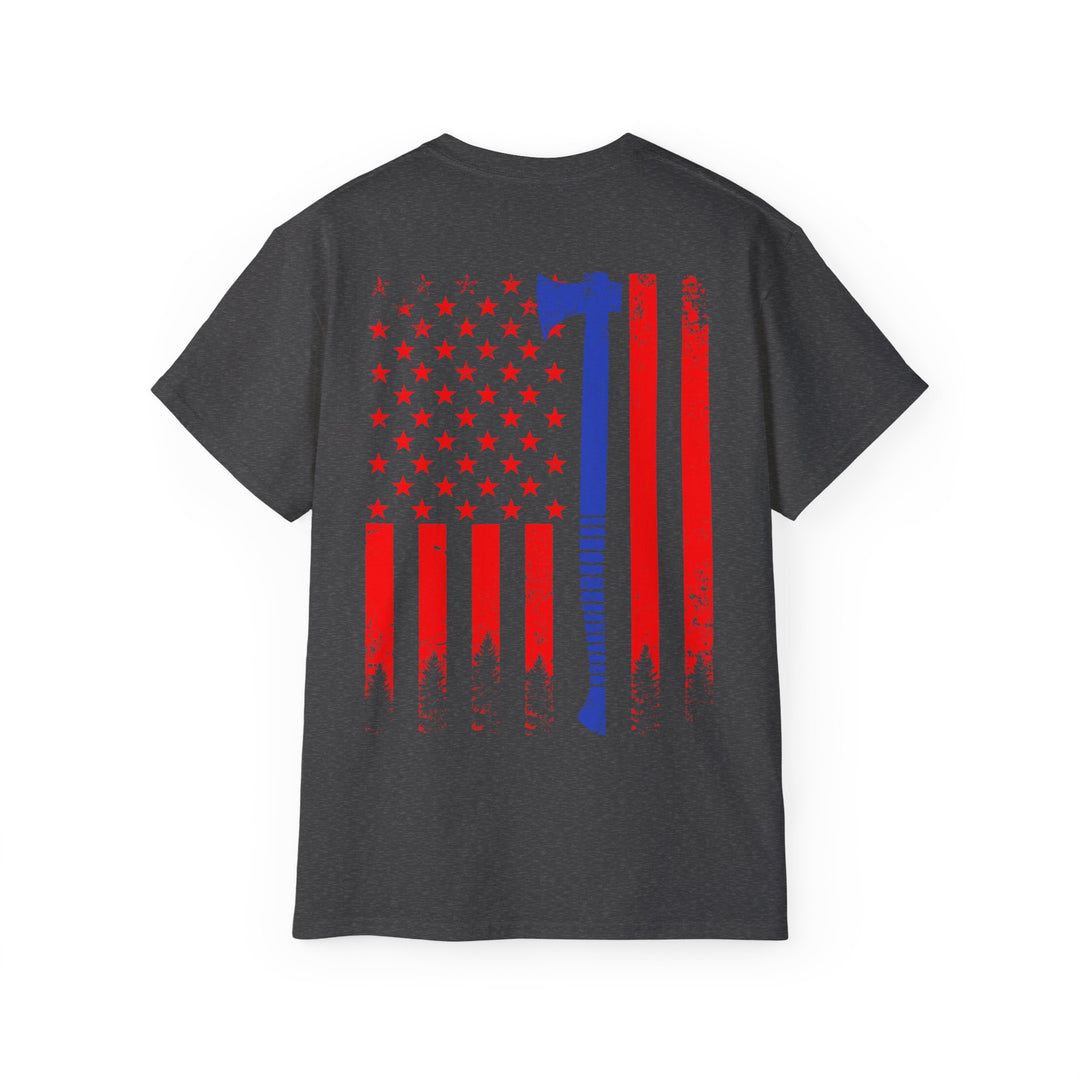 Ax with Flag Unisex Ultra Cotton Tee