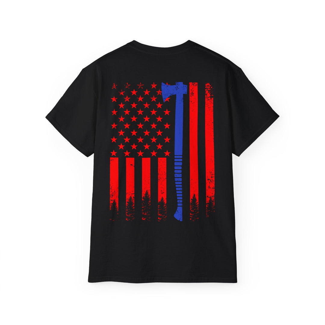 Ax with Flag Unisex Ultra Cotton Tee