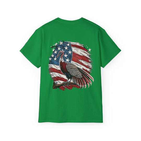 Wild Turkey American Flag Unisex Ultra Cotton Tee