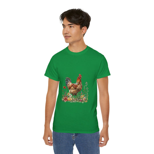 Watercolor Hen Unisex Ultra Cotton Tee