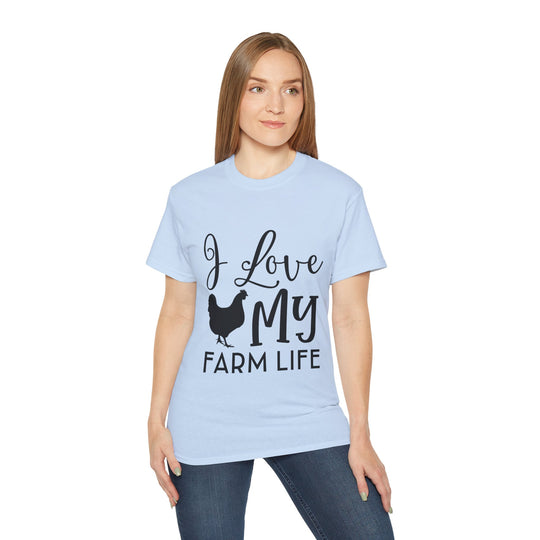 I Love My Farm Life Unisex Ultra Cotton Tee