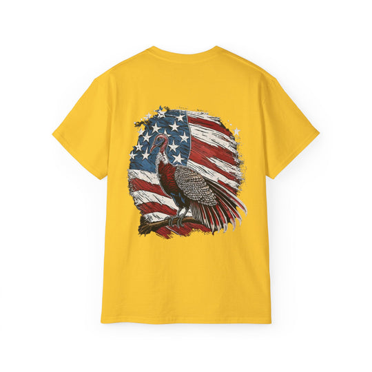 Wild Turkey American Flag Unisex Ultra Cotton Tee