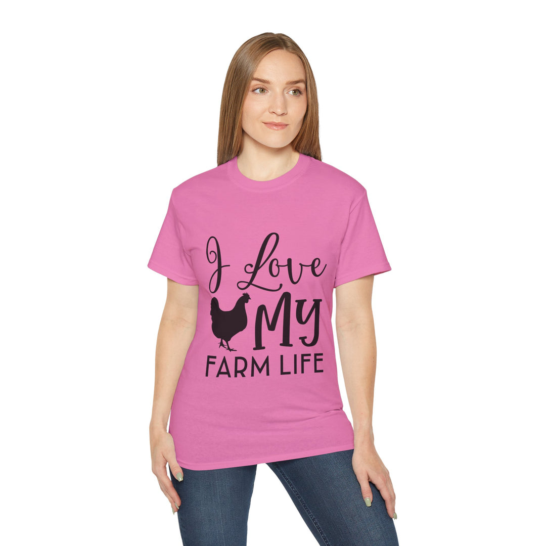 I Love My Farm Life Unisex Ultra Cotton Tee