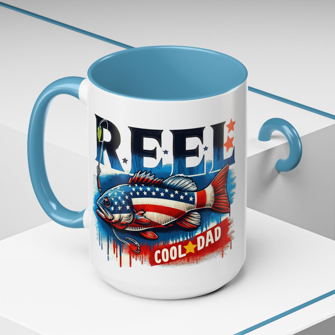 Reel Cool Dad Accent Coffee Mug (11, 15oz)