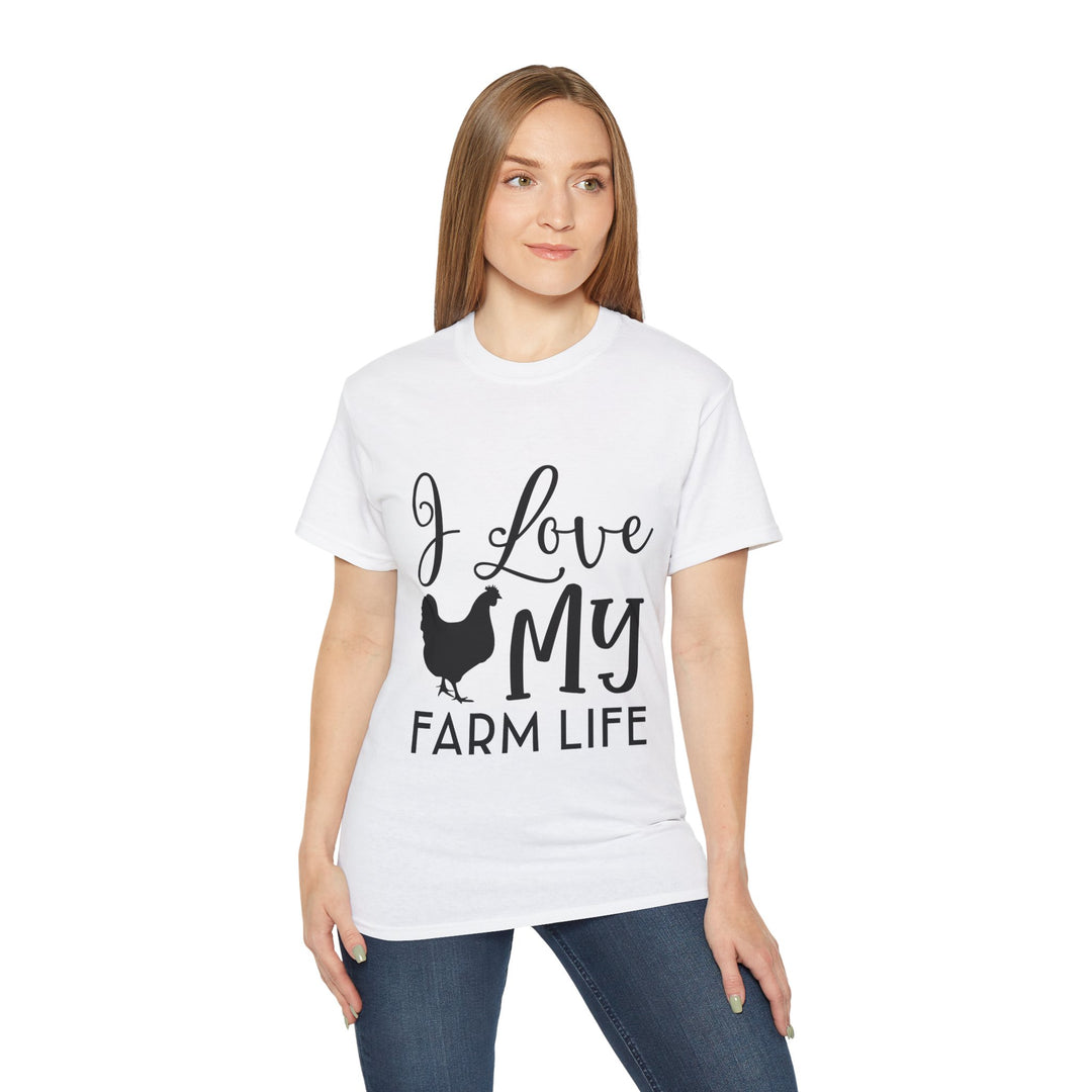 I Love My Farm Life Unisex Ultra Cotton Tee