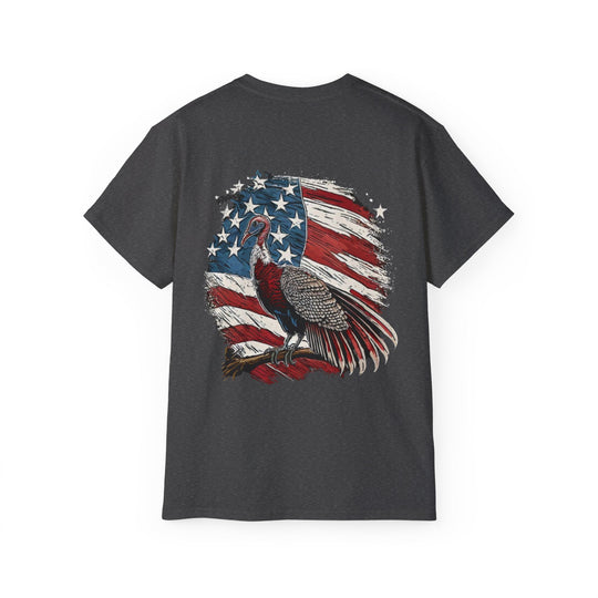 Wild Turkey American Flag Unisex Ultra Cotton Tee