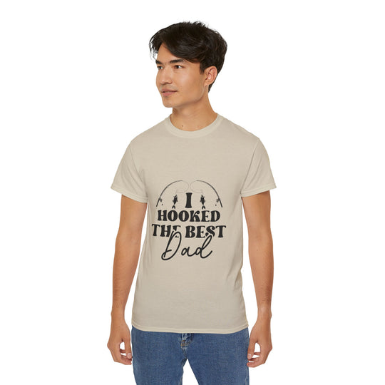 I Hooked the Best Dad Unisex Ultra Cotton Tee