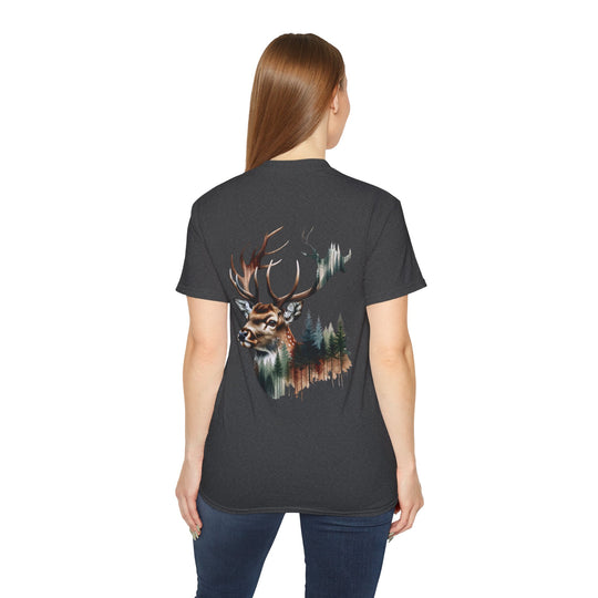 Watercolor Deer Unisex Ultra Cotton Tee