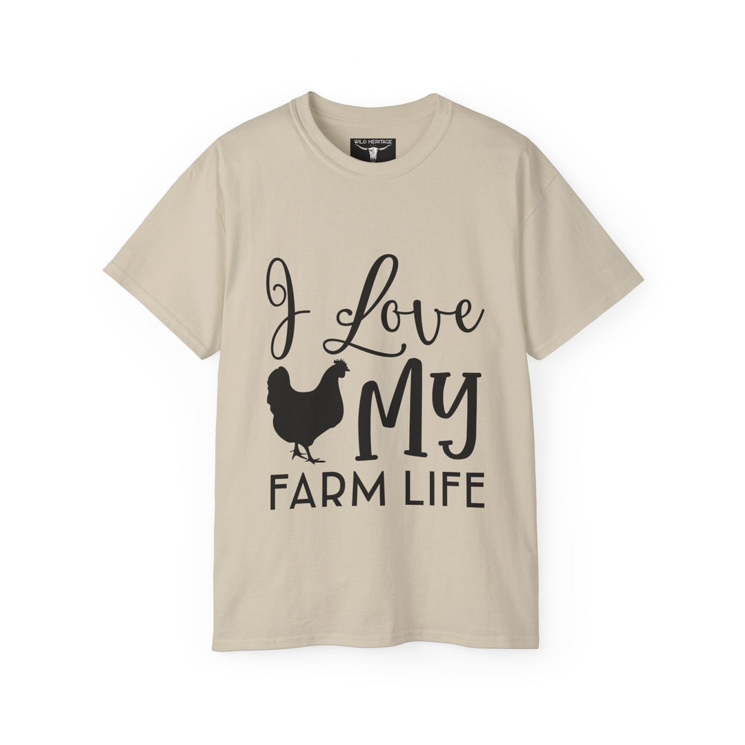 I Love My Farm Life Unisex Ultra Cotton Tee