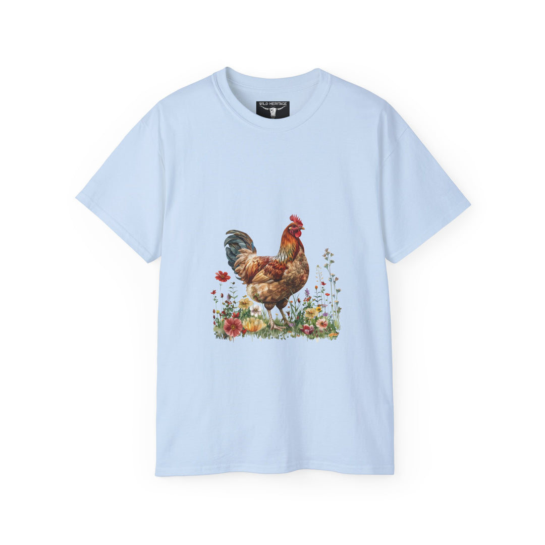 Watercolor Hen Unisex Ultra Cotton Tee