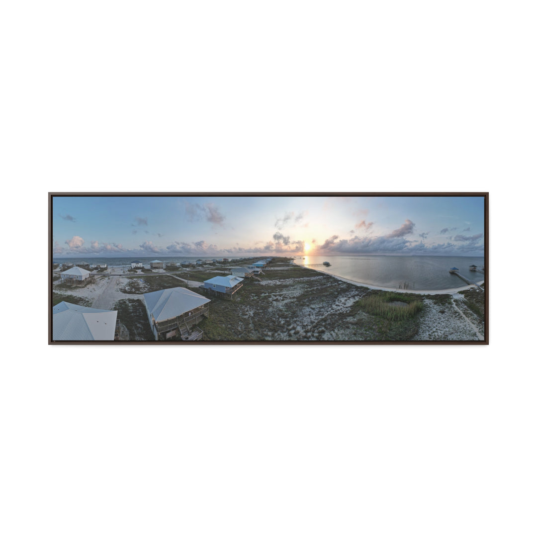 Dauphin Island, Alabama - Gallery Canvas Wraps, Horizontal Frame