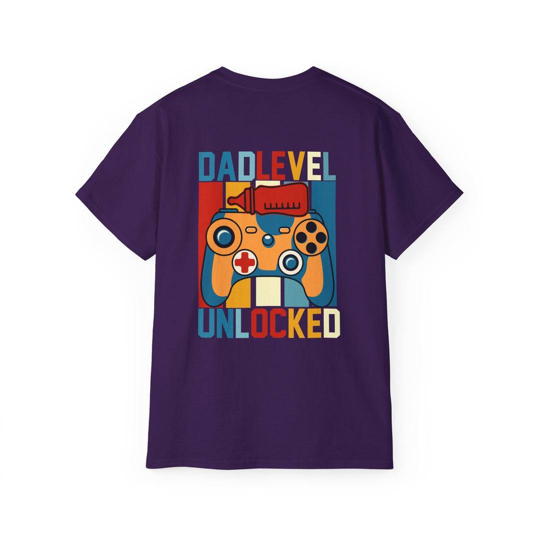 Dad Level Unlocked Unisex Ultra Cotton Tee