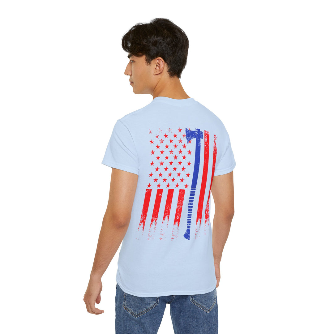 Ax with Flag Unisex Ultra Cotton Tee