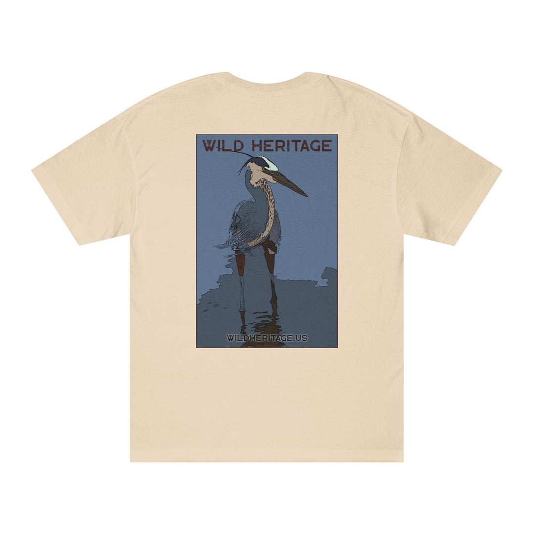 Great Blue Heron Blue Shade Unisex Classic Tee