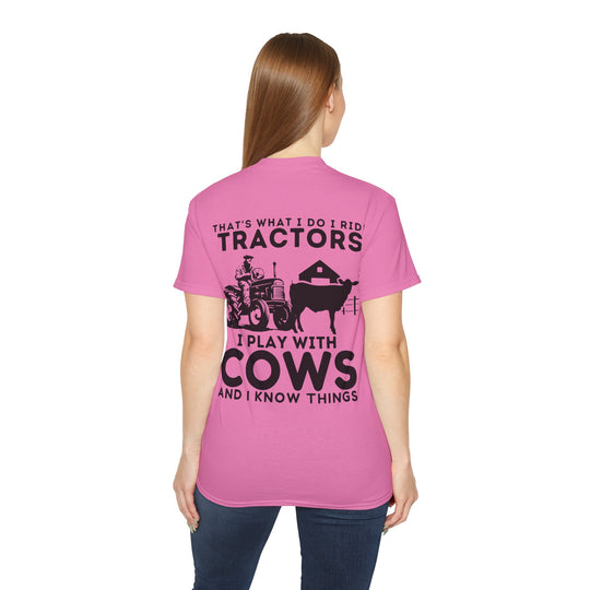 Farm Life What I Do Unisex Ultra Cotton Tee