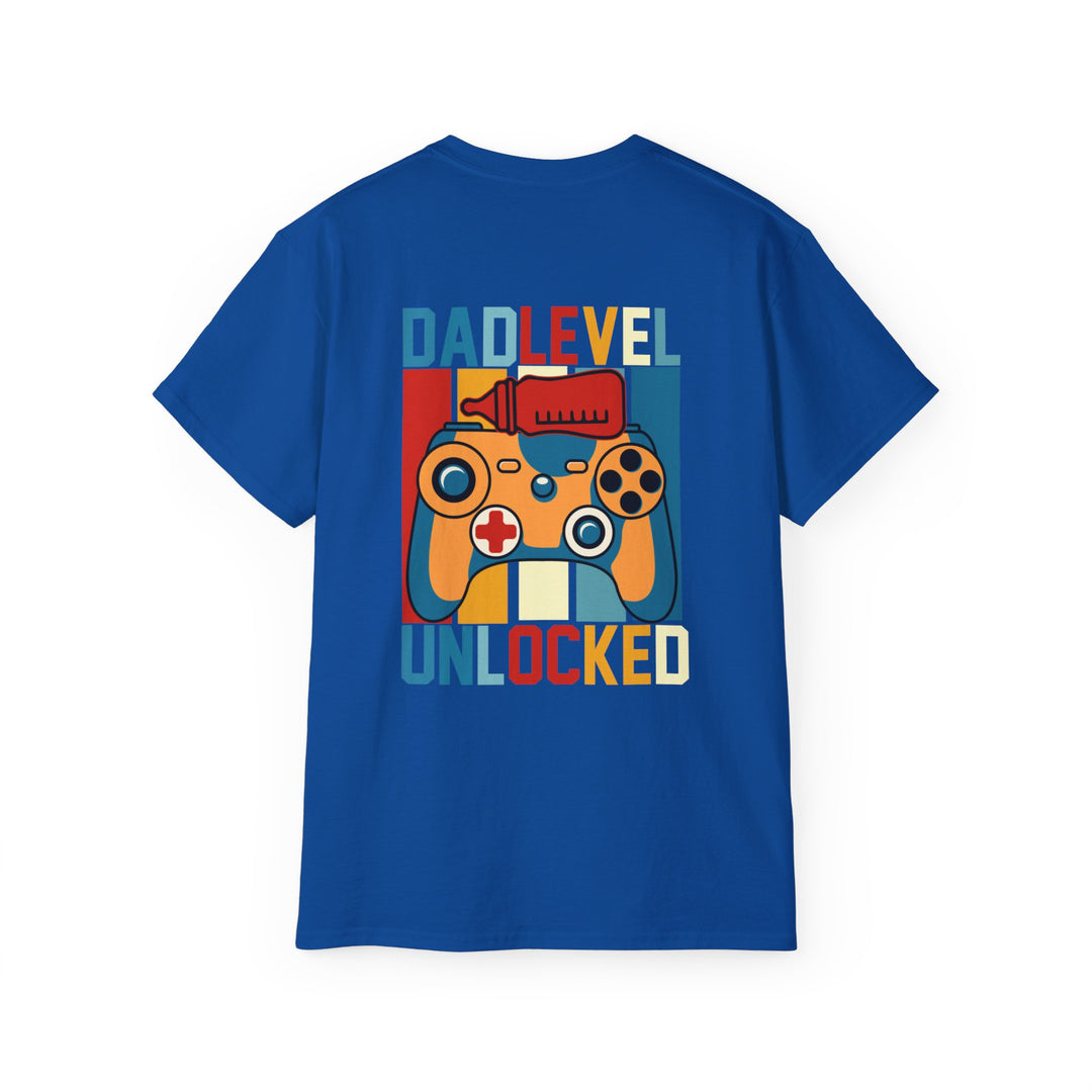 Dad Level Unlocked Unisex Ultra Cotton Tee