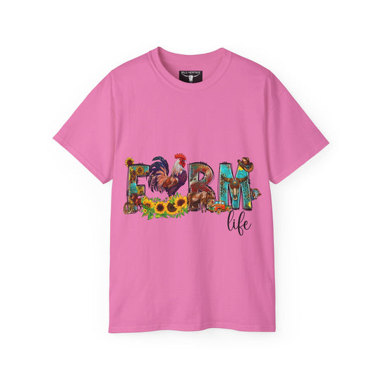 Farm Life Colorful Unisex Ultra Cotton Tee