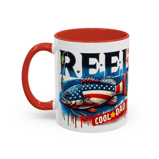 Reel Cool Dad Accent Coffee Mug (11, 15oz)