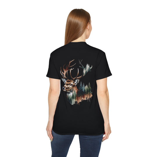 Watercolor Deer Unisex Ultra Cotton Tee