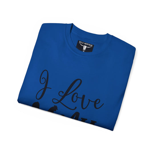 I Love My Farm Life Unisex Ultra Cotton Tee