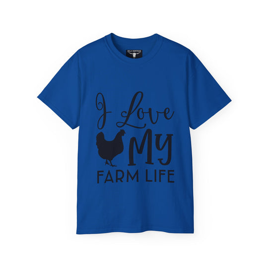 I Love My Farm Life Unisex Ultra Cotton Tee