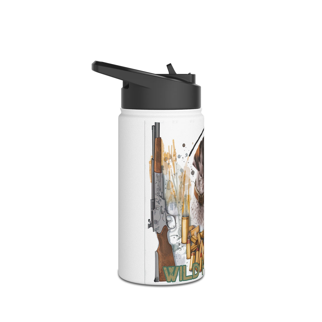 I Call The Shots Wrap Stainless Steel Water Bottle, Standard Lid